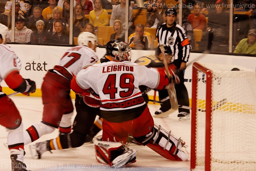 3.10.2009 Bruins - Hurricanes NHL