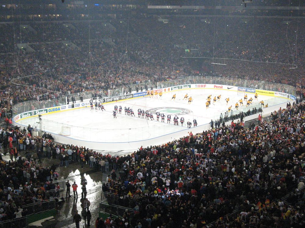 Eishockey WM 2010 Deutschland - USA 2 - 1 n.V.