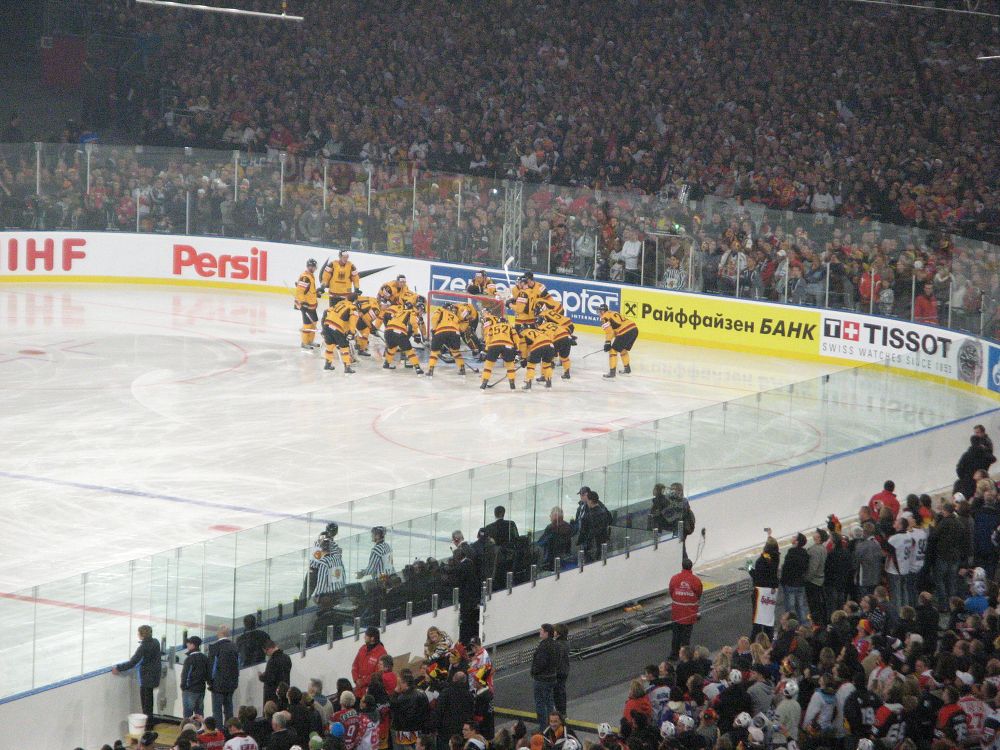 Eishockey WM 2010 Deutschland - USA 2 - 1 n.V.