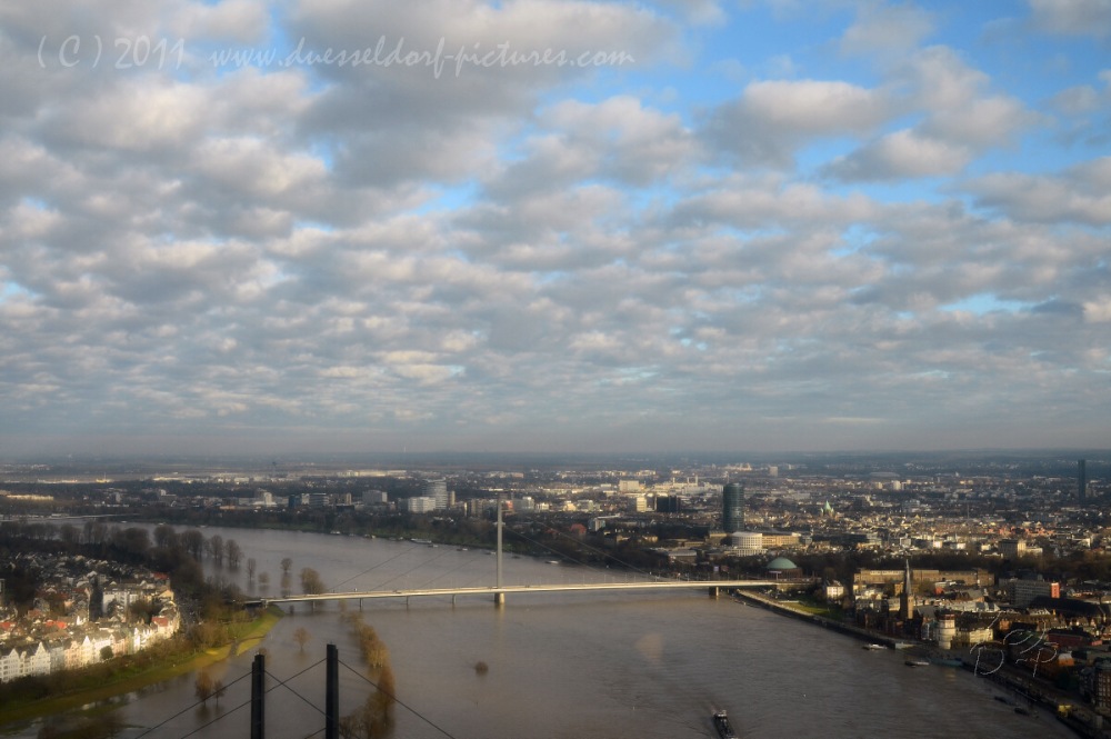 16.1.11 Hochwasser in Düsseldorf 8,34 m